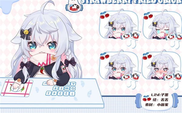 【Bongo cat模型展示】自制 狗妈键鼠手柄双模式桌宠 live2d模型 实机展示