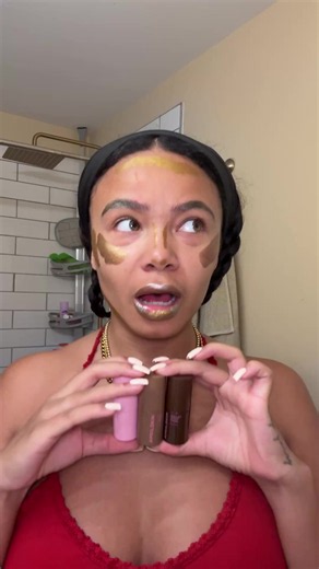 definitely worth trying 🥰 @APRILSKIN #APRILSKIN #APRILSKINskincare #sunscreen #lipcombo #contourhack