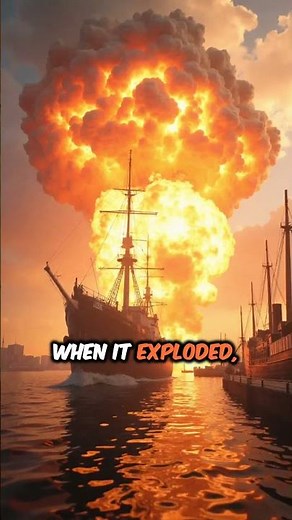 A burning ship became a city killer 😱 #history #disaster #facts Halifax's 1917 explosion was one...