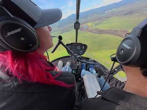 Lesson #172 Robinson R22 Helicopter, Sonoma Flight Academy.