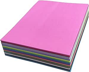 Create Amazing Crafts Foam Sheets - 9x12 Inch 2mm Eva Color Craft Foam Papers for Preschoolers, Classroom, Scrapbooking, DIY, and Cosplay,15 Colors,30Pcs, By Qidiwin