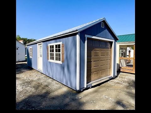 12x28 A-Frame Prefab Garage Shed | Sheds By Design
