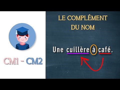 Le complément du nom - CM1 CM2 - Petits Savants