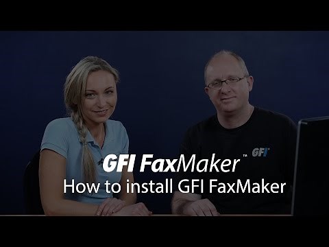 How to install GFI FaxMaker