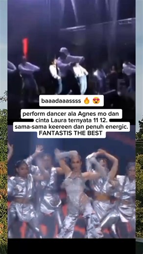 Performance Agne mo Vs cinta Laura. Keereen abis 🔥😍 #viral #agnesmo #cintalaura #hiburan | Jofan Nadin