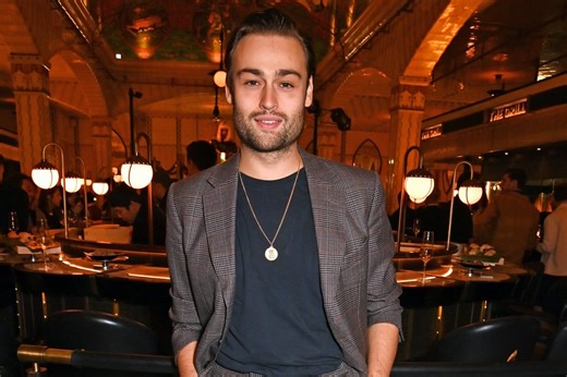 Douglas Booth says his dad 'tragically took his own life' earlier this year