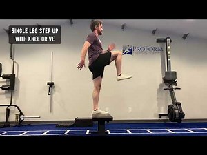 Single Leg Step Up With Knee Drive