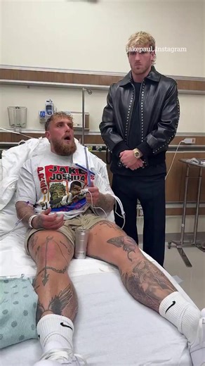 Jake Paul has given a health update after surgery following his KO defeat to Anthony Joshua 😳 | The US Sun Sports
