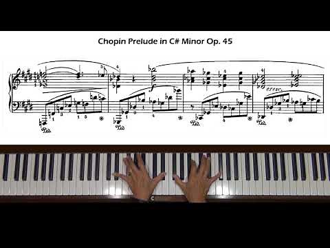 Chopin Prelude in C Sharp Minor Op. 45 Piano Tutorial