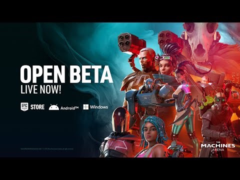 The Machines Arena — Open Beta live NOW on PC + Android [Launch Trailer]