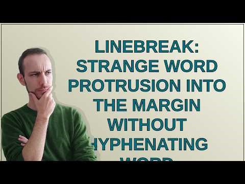 Tex: Linebreak: Strange word protrusion into the margin without hyphenating word "impedance" inte...