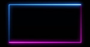 Neon Frame Light Animate Background Features Stock Footage Video (100% Royalty-free) 3609167533 | Shutterstock