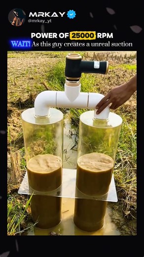 Using Vacuum as a Water Pump 🔥💪🏻