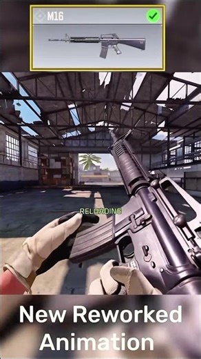 New M16 Reworked Animation In CODM🔥🎮