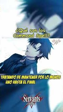 ¿Qué son los Command Spell? #fgo #fatego #anime #fategrandorder