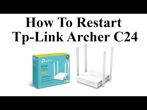How to Restart TP-Link Archer C24 Router | Full Router Restart Guide