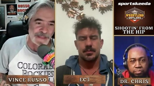 5.2K views · 20 reactions | On this episode of The Wrestling Outlaws, Vince Russo slams Cody Rhodes for his entrance with EC3 and Dr. Chris Featherstone. #WWE | Sportskeeda Wrestling | Facebook