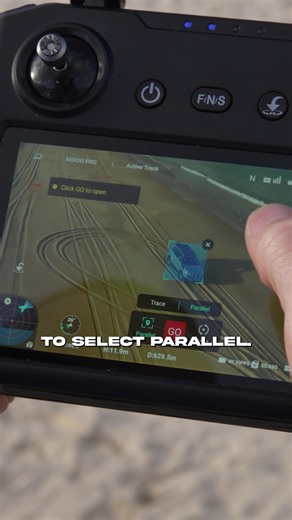 Another quick breakdown from our AI tracking video - this time, Parallel mode. Instead of following from behind, the drone tracks you from side on angle. #aeroopro #aeroodrones