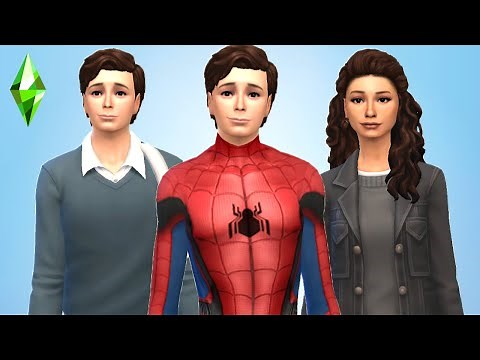 Spider-Man [Peter Parker] & MJ [Spider-man Far From Home] : Create a Sim I Sims 4