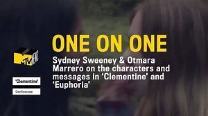 'Clementine' movie stars Sydney Sweeney and Otmara Marrero talked one-on-one about the unspoken moments in their new thriller, their characters' romance, loving the fruit clementines, #Euphoria Season 2, and more | MTV News