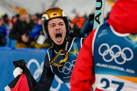 Philipp Raimund wins gold in thrilling normal hill ski jump at Milan Cortina Winter Olympics