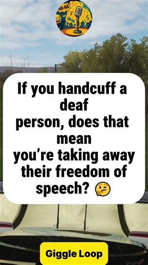 If You Handcuff A Deaf Person Is It Censorship#funny #joke #humor