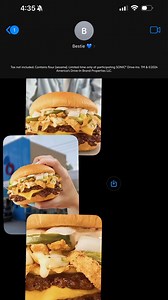 215K views · 71 reactions | falling in love with our new DOUBLE SONIC® QUESO SMASHER w/ creamy white queso on our hand-smashed patties  Tax not included. Contains flour (sesame). Limited time only at participating SONIC® Drive-Ins. TM & ©2024 America's Drive-In Brand Properties LLC. | Sonic Drive-In | Facebook