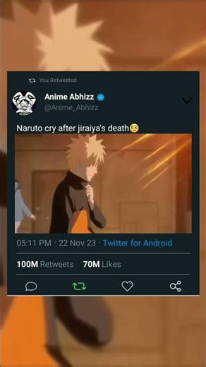 Naruto cry after jiraiya's death 😢 😭 edit | [AMV/Edit] | #shorts #naruto