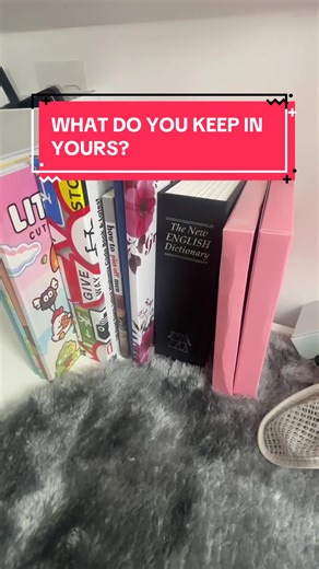 What a fantastic idea this dictionary safe box is. Keep all your secrets safe #tiktokmademebuyit #safe #money #home #fyp