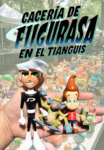 Cacería de Figuras Retro de Nickelodeon en el Tianguis