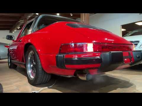 1985 Porsche 911 Targa Cold Start