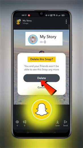 Snapchat Story Kaise Delete Kare 2026 | How To Delete Snapchat Snap Story #techfrack #shorts