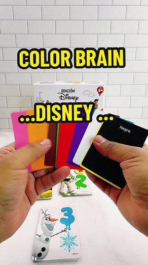 Color Brain Disney: Juego de Mesa con Cartas de Colores de Películas