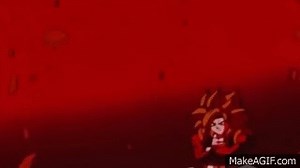 DBGT Gogeta SSJ4 Vs Omega Shenron (Full Fight, With Talk) on Make a GIF