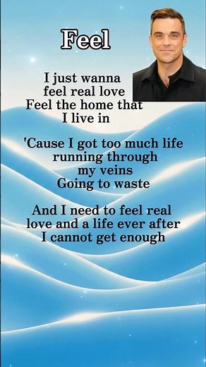 Robbie Williams - Feel (Lyrics)🎧🎤 #singwithme #musicshorts #viralmusic