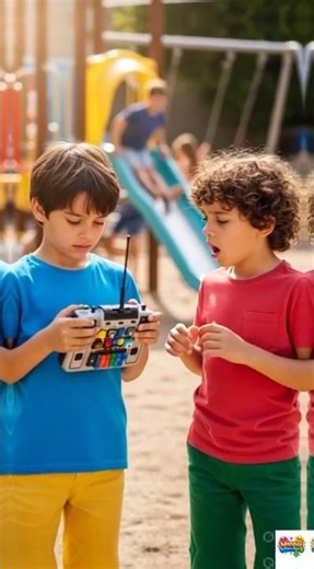 “He Found a Magic Remote… and Froze Time! 😳⏸️”