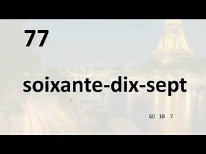 61 Easily Learn French, Numbers 70 - 79, SOIXANTE DIX À SOIXANTE DIX NEUF