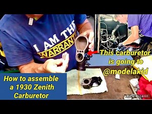How to assemble a Ford Model A Zenith carburetor! Collab with @ModelAkid