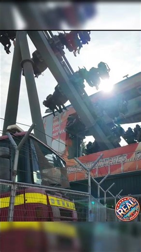 Escaping An ALIEN INVASION On The UK's FIRST Wing Coaster! 🤞#Shorts