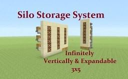 Tutorial : Unlimited Silo Storage system 3x5   Exapndable Minecraft Map