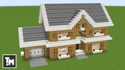 Minecraft: How To Build a Suburban House Easy (Episode 3) 2017 Minecraft Map