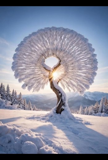 I can’t get over the geometry in this scene 👀. The way frost has gathered into a vast, perfectly formed fan around the twisted trunk feels almost unreal ❄️. It’s as if nature paused to design something both mathematical and magical. Without a doubt, one of the most breathtaking winter landscapes I’ve ever witnessed 🏔️. 📍 Riisitunturi National Park, Finland 🇫🇮 | Nature gallery