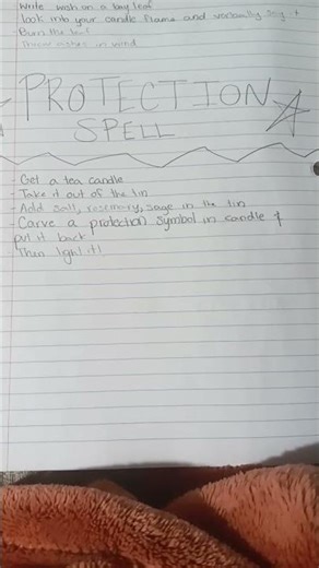 Simple protection spell!! #witch