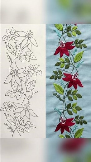 Stunning Machine Work Border Embroidery Designs You’ll Love! 🌺✨