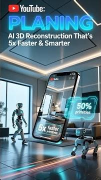 PLANING: AI 3D Reconstruction That’s 5x Faster & Smarter #Shorts