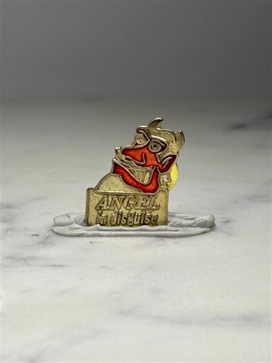 Angel in Disguise Devil Pin Vintage Novelty Enamel Lapel Pin - Etsy