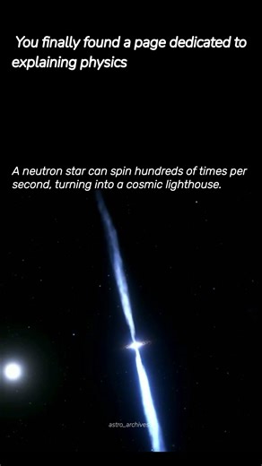 How fast can a neutron star spin? #neutronstars #trendingshorts #shorts #physics