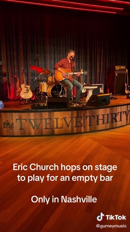 Eric Church Performs Live at Nashville Bar