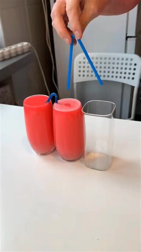 Divide Juice Equally with This Simple Physics Trick