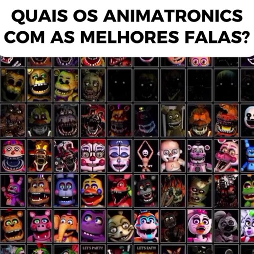 The Best Animatronics in FNAF Games